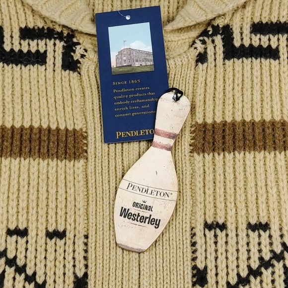 PENDLETON Original WESTERLEY Big Lebowski Sweater - Picture 7 of 7